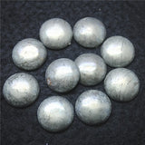 5PCS Pyrite Stone Cabochons 16MM 20MM Round Shape Beads DIY Jewelry