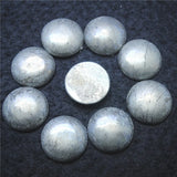 5PCS Pyrite Stone Cabochons 16MM 20MM Round Shape Beads DIY Jewelry