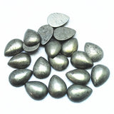5PCS Pyrite Stone Cabochons 15X20MM Golden Colors DIY Beads