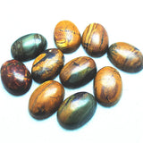 5PCS Picasso Stone Cabochons Oval 18X25MM No Hole Beads Cabs DIY Jewelry