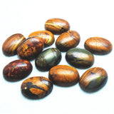 5PCS Picasso Stone Cabochons Oval 18X25MM No Hole Beads Cabs DIY Jewelry