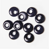 5PCS Natural Stone Round Mixed Pendants Tiger Eye Agat Child Couple Gift