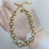 Full Round O Shape Bracelet Chain for Women Men