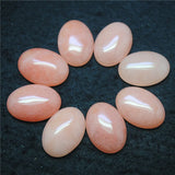 5PCS Jade Stone Cabochons Oval Shape 18X25MM NO HOLE Women Pendants