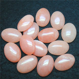 5PCS Jade Stone Cabochons Oval Shape 18X25MM NO HOLE Women Pendants
