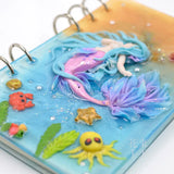 5PCS Notebook Resin Mold Set DIY Epoxy Silicon Mould