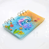 5PCS Notebook Resin Mold Set DIY Epoxy Silicon Mould