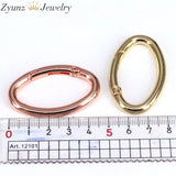 5PCS Oval Ring Spring Opening Purse Making Hardware Snap Trigger Clip