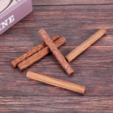 5PCS Pottery Tools Wood Hand Rollers for Clay Stamp Pattern Roller