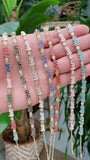Punk LOVE Heart Enamel Tennis Bracelet Gold CZ Pave Couple Jewelry Gift