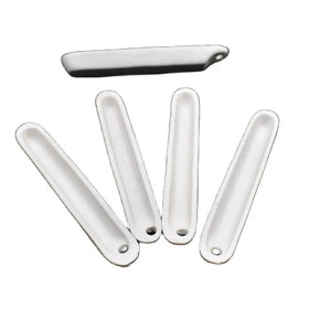 5PCS Quartz Silica Melting Crucible High Temp Platinum Alumina Ceramic Boat