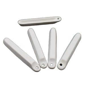 5PCS Quartz Silica Melting Crucible High Temp Platinum Alumina Ceramic Boat
