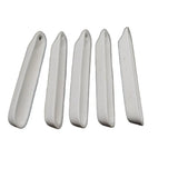 5PCS Quartz Silica Melting Crucible High Temp Platinum Alumina Ceramic Boat