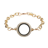5PCS Silver Glass Floating Locket Charms for Bracelet Jewelry