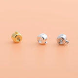 5PCS S925 Sterling Silver End Buckle Positioning Beads DIY Bracelet Necklace