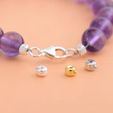 5PCS S925 Sterling Silver End Buckle Positioning Beads DIY Bracelet Necklace