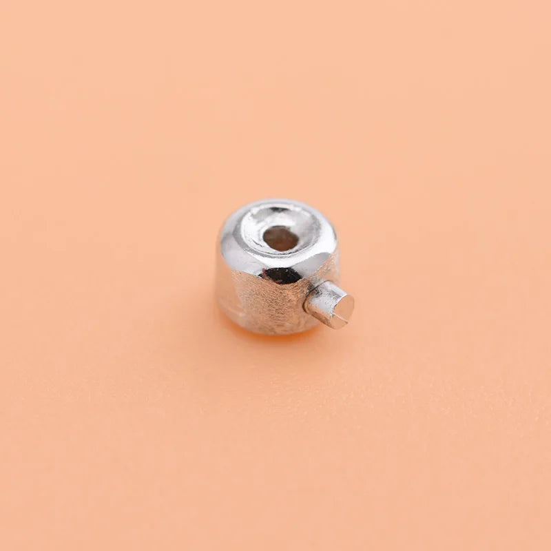 5PCS S925 Sterling Silver End Buckle Positioning Beads DIY Bracelet Necklace