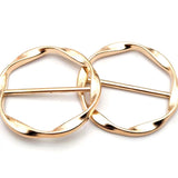 5PCS Scarf Ring Clip for Women T-Shirt Twist Knot Clip