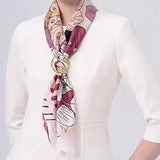 5PCS Scarf Ring Clip for Women T-Shirt Twist Knot Clip