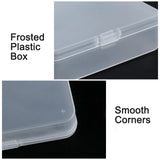 5PCS Small Semi-Transparent Plastic Jewelry Boxes