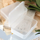 5PCS Small Semi-Transparent Plastic Jewelry Boxes