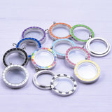 5PCS Stainless Steel Glass Charm Floating Locket Pendants
