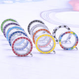 5PCS Stainless Steel Glass Charm Floating Locket Pendants