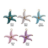 5PCS Stainless Steel Starfish Charm for Jewelry Making