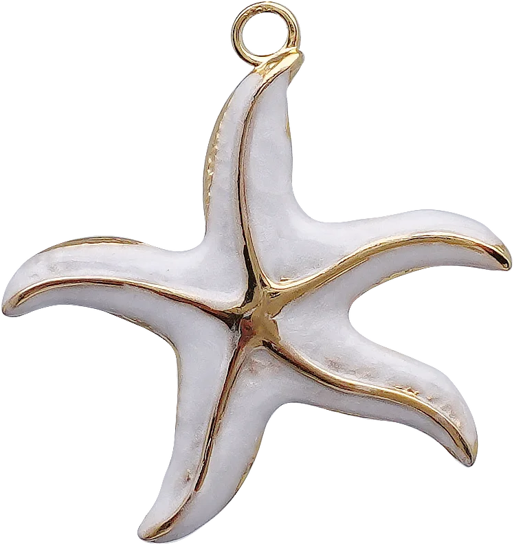 5PCS Stainless Steel Starfish Charm for Jewelry Making