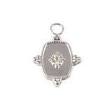 5PCS Stainless Steel Flower Charms For Jewelry Making Necklace Findings