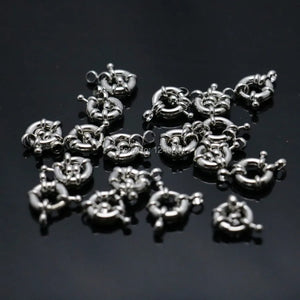 5PCS Steering Wheel Clasp Button Fittings For Jewelry 11mm