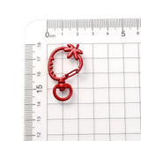 5PCS Strawberry Snap Hook Trigger Clips Buckles Keychain Lobster Clasp
