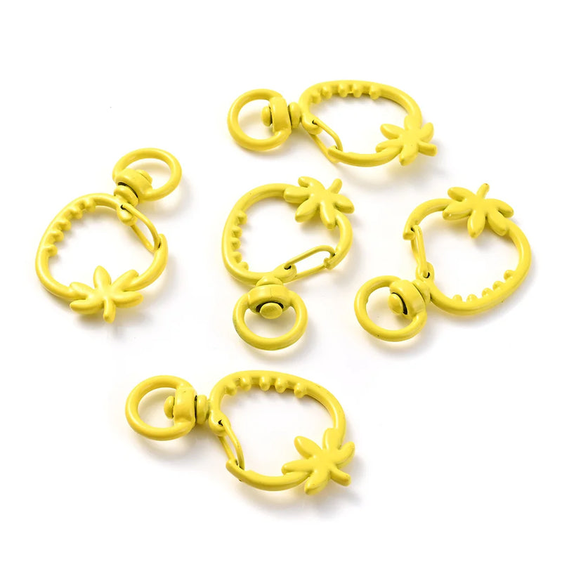 5PCS Strawberry Snap Hook Trigger Clips Buckles Keychain Lobster Clasp