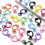 5PCS Strawberry Snap Hook Trigger Clips Buckles Keychain Lobster Clasp