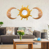 5PCS Sun Moon Mirror Moldes Resina Epoxi Set Sunglasses Moule Pour Resine