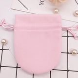 5PCS Velvet Jewelry Bag Packaging Earrings Bracelet Drawstring Pouch