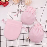5PCS Velvet Jewelry Bag Packaging Earrings Bracelet Drawstring Pouch