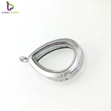 Water Drop Locket Necklace Magnetic Floating Charms Zinc Alloy LSFL047-1*5