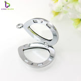 Water Drop Locket Necklace Magnetic Floating Charms Zinc Alloy LSFL047-1*5