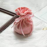 5PCS Wedding Velvet Sachet Gift Bags with Handles & Drawstring Pouch