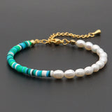 Polymer Clay Freshwater Pearl Bracelet Beads for Women