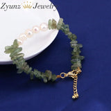 Yellow Quartz Chip Bracelet, Natural Stone Healing Crystal Bracelet