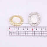 Mother Of Pearl Shell Jesus Oval Pendant Bead