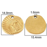 5PCS DIY Stainless Steel Charm Pendants for Jewelry Making