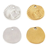 5PCS DIY Stainless Steel Charm Pendants for Jewelry Making