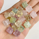 5PCS Natural Stone Nugget Beads Raw Citrines Amethysts Quartzs Loose Beads