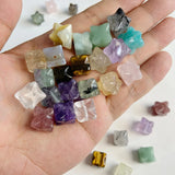 5PCS Natural Stone Nugget Beads Raw Citrines Amethysts Quartzs Loose Beads