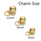 5PCS 925 Sterling Silver Ball Pendant for Jewelry Making