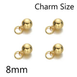 5PCS 925 Sterling Silver Ball Pendant for Jewelry Making