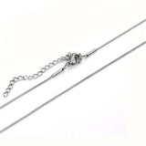 5PCS Stainless Steel Square Snake Chain for DIY Jewelry Making